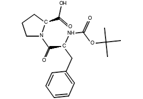 Boc-Phe-Pro-OH structure, CAS 23420-32-8