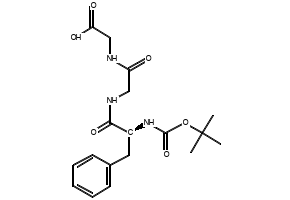 Boc-Phe-Gly-Gly-OH structure, CAS 103340-16-5