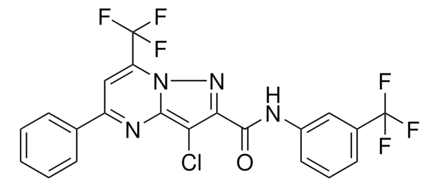 7-[3-(Trifluoromethyl)phenyl]pyrazolo[1,5-a]pyrimidine-3-carboxamide structure, CAS 115930-92-2