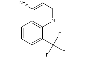 4-Amino-8-trifluoromethylquinoline structure, CAS 243977-15-3