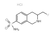 3-(Fluoromethyl)-1,2,3,4-tetrahydroisoquinoline-7-sulfonamidehydrochloride structure, CAS 780820-69-1