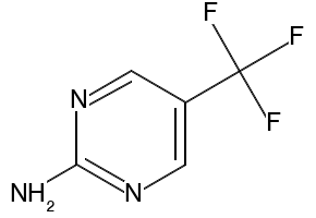 5-Trifluoromethyl-2-pyrimidinamine structure, CAS 69034-08-8