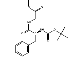 Boc-Phe-Gly-Ome structure, CAS 7652-57-2