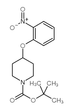 Tert-butyl4-(2-nitrophenoxy)piperidine-1-carboxylate structure, CAS 690632-03-2