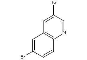 3,6-Dibromoquinoline structure, CAS 69268-39-9