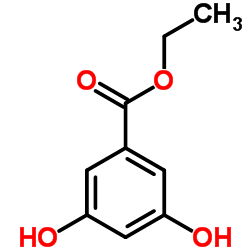 Ethyl3,5-dihydroxybenzoate structure, CAS 4142-98-7