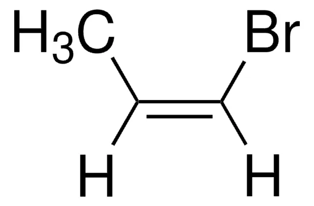 1-Bromo-propene structure, CAS 590-13-6