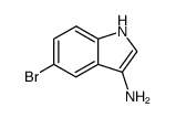 5-Bromo-1H-indol-3-amine structure, CAS 69343-99-3