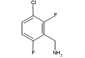 3-Chloro-2,6-difluorobenzylamine structure, CAS 261762-46-3