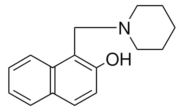 1-(Piperidin-1-ylmethyl)-2-naphthol structure, CAS 5342-95-0