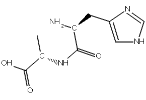 L-His-ala structure, CAS 16874-75-2