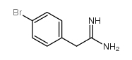 2-(4-Bromo-phenyl)-acetamidineHCl structure, CAS 59104-21-1
