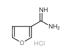 3-Furancarboximidamidehydrochloride structure, CAS 54649-21-7