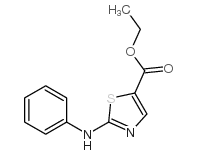 Ethyl2-phenylamino-5-thiazolecarboxylate structure, CAS 591777-89-8