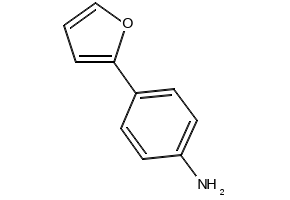 4-furan-2-yl-phenylamine structure, CAS 59147-02-3