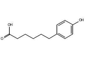 6-(4-Hydroxyphenyl)hexanoicacid structure, CAS 6952-35-8