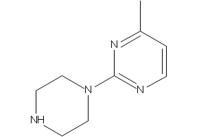 4-Methyl-2-(1-piperazinyl)pyrimidine structure, CAS 59215-36-0