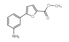 5-(3-aminophenyl)furan-2-carboxylicacidmethylester structure, CAS 54023-06-2
