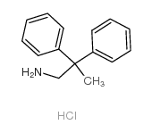 2,2-Diphenylpropylaminehydrochloride structure, CAS 40691-66-5