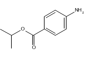 4-Aminobenzoicacidisopropylester structure, CAS 18144-43-9
