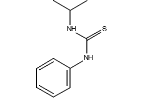 1-Iso-Propyl-3-phenyl-2-thiourea structure, CAS 15093-36-4