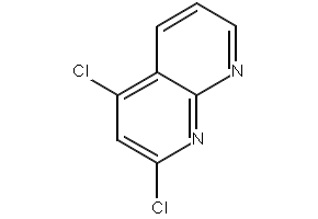 2,4-Dichloro-1,8-naphthyridine structure, CAS 59514-89-5