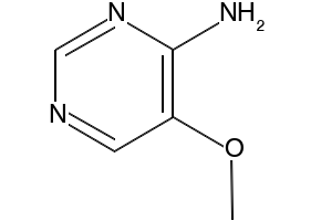 4-Amino-5-methoxypyrimidine structure, CAS 695-86-3