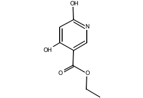 Ethyl4,6-dihydroxynicotinate structure, CAS 6975-44-6