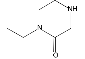 1-Ethylpiperazin-2-one structure, CAS 59702-08-8