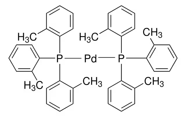 Bis[Tris(2-Methylphenyl)phosphine]palladium structure, CAS 69861-71-8
