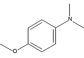 4-Methoxy-phenyl)-Dimethyl-amine structure, CAS 701-56-4