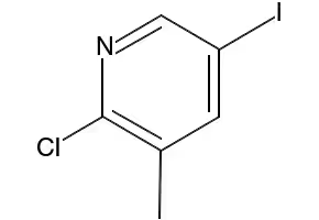 2-Chloro-5-iodo-3-Methylpyridine structure, CAS 59782-89-7