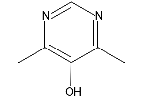 4,6-Dimethyl-5-pyrimidinol structure, CAS 70345-38-9