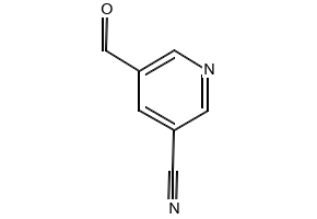 5-Fornyl-3-pyridinecarbonitrile structure, CAS 70416-53-4