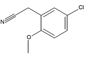 (5-Chloro-2-methoxyphenyl)acetonitrile structure, CAS 7048-38-6