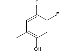 4,5-Difluoro-2-Methylphenol structure, CAS 704884-76-4