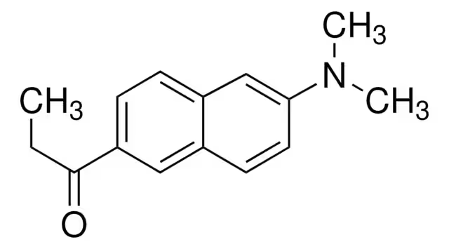 1-(6-(Dimethylamino)naphthalen-2-yl)propan-1-one structure, CAS 70504-01-7