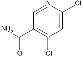 4,6-Dichloronicotinamide structure, CAS 70593-57-6