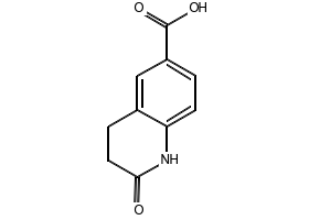 2-Oxo-1,2,3,4-Tetrahydroquinoline-6-carboxylicacid structure, CAS 70639-77-9