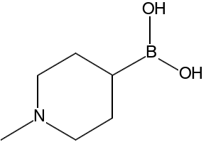 1-Methylpiperidine-4-boronicacid structure, CAS 706748-53-0