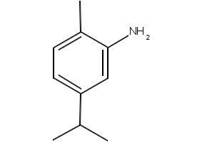 2-Methyl-5-isopropylaniline structure, CAS 2051-53-8