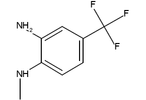 N1-Methyl-4-(trifluoromethyl)benzene-1,2-diamine structure, CAS 35203-49-7