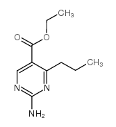 Ethyl2-amino-4-propylpyrimidine-5-carboxylate structure, CAS 127957-83-9