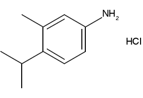 3-Methyl-4-isopropylanilinehydrochloride structure, CAS 4534-11-6