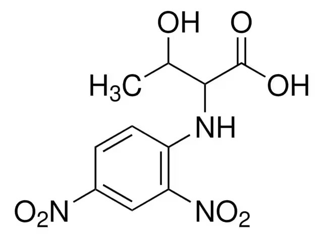 N-2,4-Dinitrophenyl-L-threonine structure, CAS 1655-65-8
