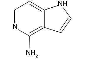 1H-Pyrrolo[3,2-c]pyridin-4-amine structure, CAS 60290-23-5