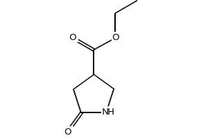 Ethyl5-oxopyrrolidine-3-carboxylate structure, CAS 60298-18-2