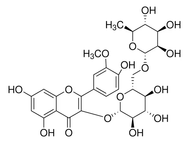 Isorhamnetin3-rutinoside structure, CAS 604-80-8