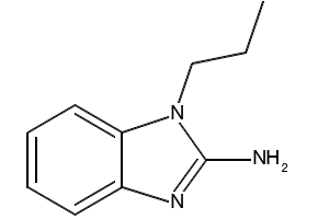 1-Propyl-1H-benzoimidazol-2-ylamine structure, CAS 57667-50-2