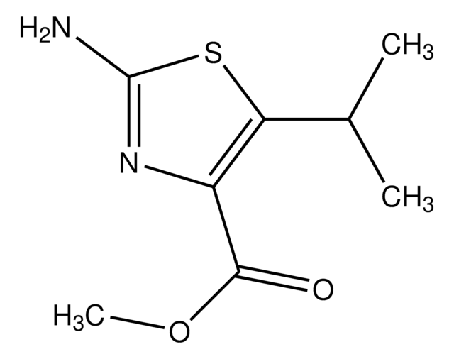 Methyl2-amino-5-isopropyl-1,3-thiazole-4-carboxylate structure, CAS 81569-25-7
